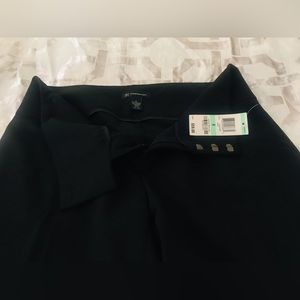 NWT INC International Concepts Women Black Pants Size 8